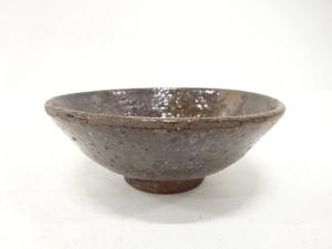 古物　自然釉　茶碗
